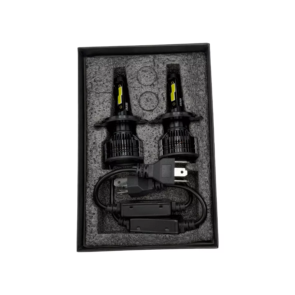 لامپ هدلایت خودرو آی ام بی مدل HC12000 پایه H4 بسته دو عددی