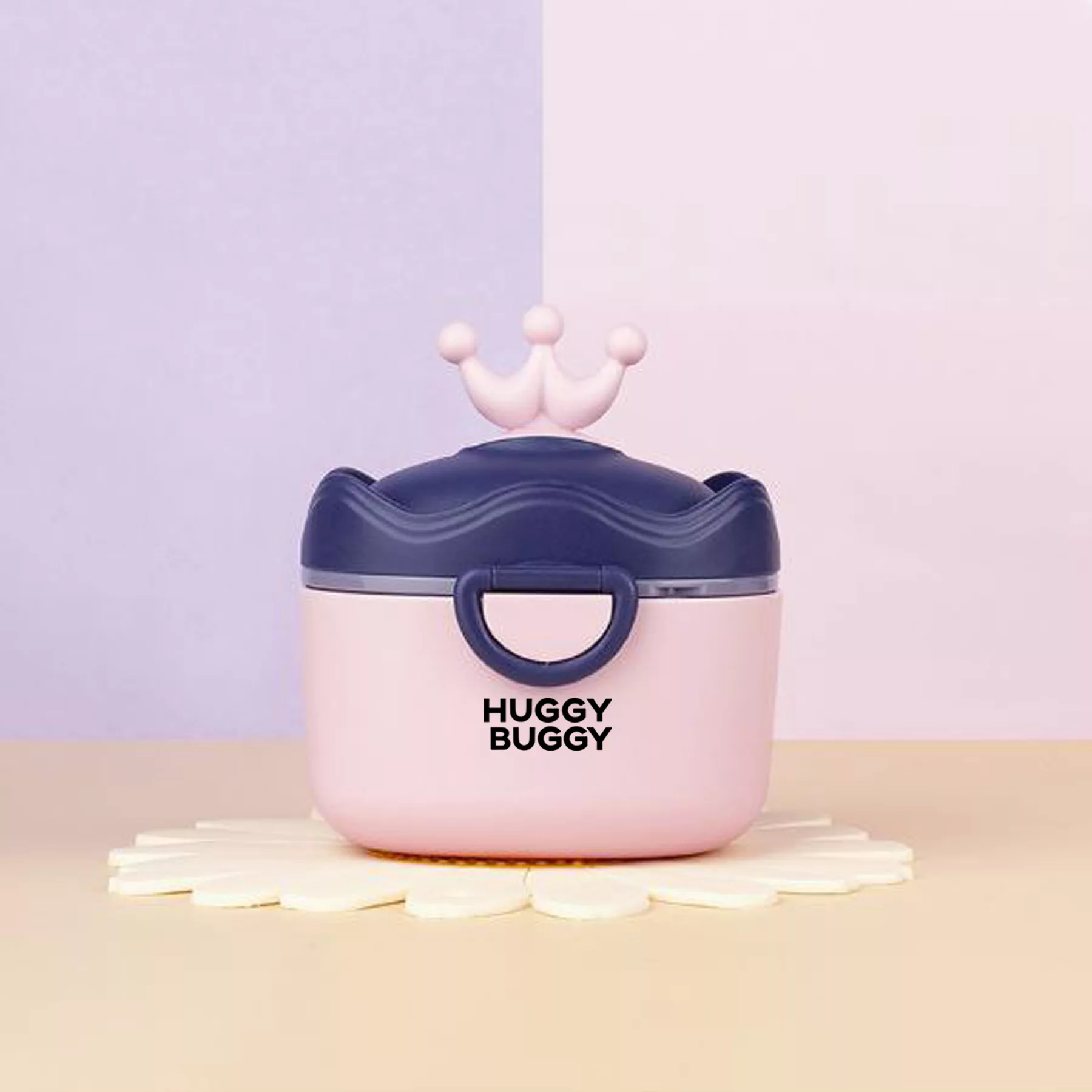 ظرف نگهدارنده شیرخشک کودک هاگی باگی مدل تاج