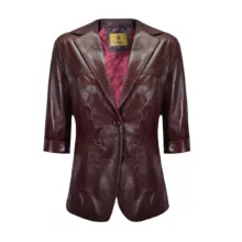 کت چرم زنانه چرمیران مدل FC1021