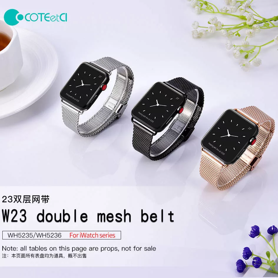 بند کوتتسی مدل WH5236 - W23 مناسب برای اپل واچ 42/44/45 میلی متری