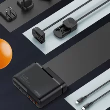 شارژر رومیزی 140 وات الدینیو مدل GaN A6140C