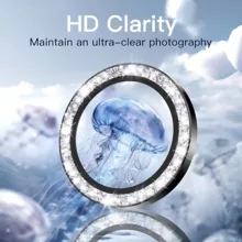 محافظ لنز دوربین چلیپا مدل Luminous مناسب برای گوشی موبایل اپل iPhone 15