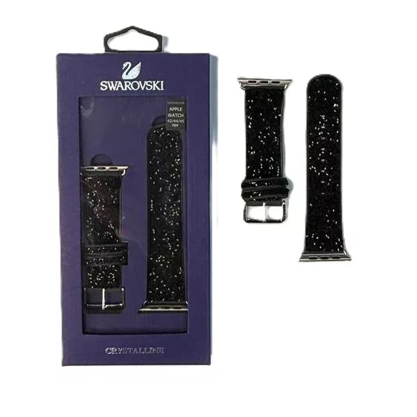 بند سواروسکی مدل Crystalline مناسب برای اپل واچ 41/42/44/45/49 میلی متری