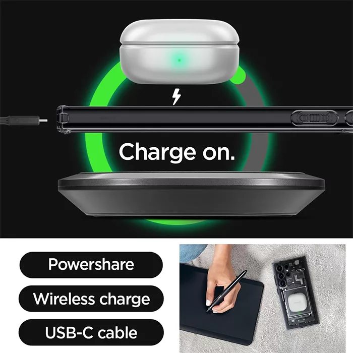 کاور قاب تک اسپیگن مدل SPIGEN مناسب برای گوشی موبایل سامسونگ Galaxy S24 Ultra