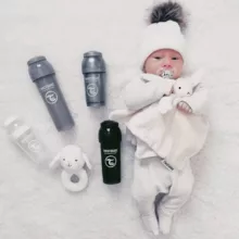 شیشه شیر تویست شیک مدل Ts123787 گنجایش 180 میلی لیتر