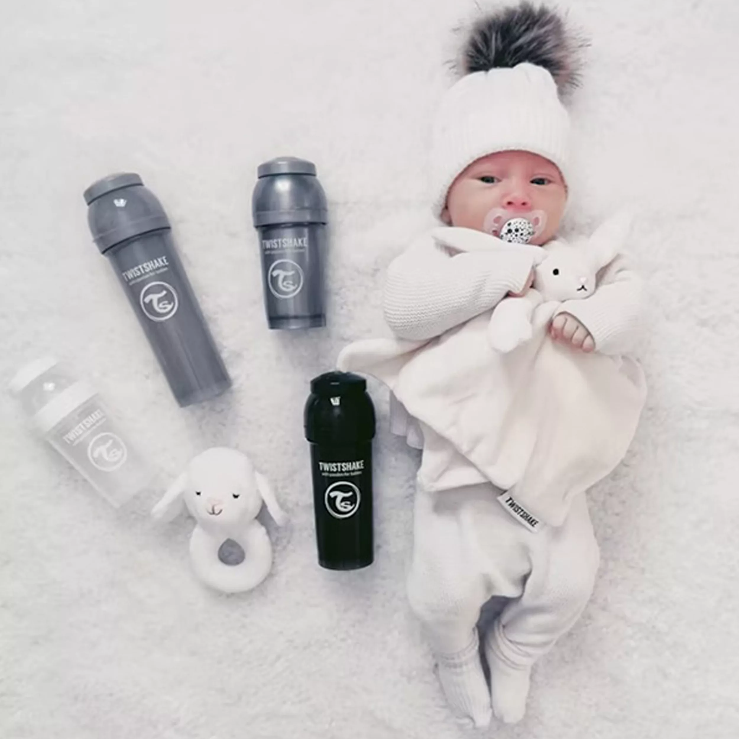 شیشه شیر تویست شیک مدل Ts123787 گنجایش 180 میلی لیتر