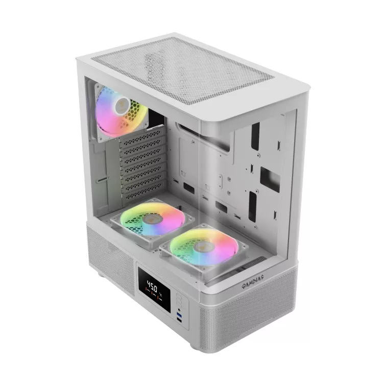 کیس کامپیوتر گیمینگ گیم دیاس مدل ATLAS E2 CG WH