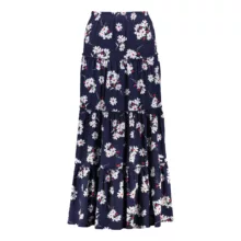 دامن چین‌دار زنانه ناربن مدل 15211127 رنگ سرمه‌ای