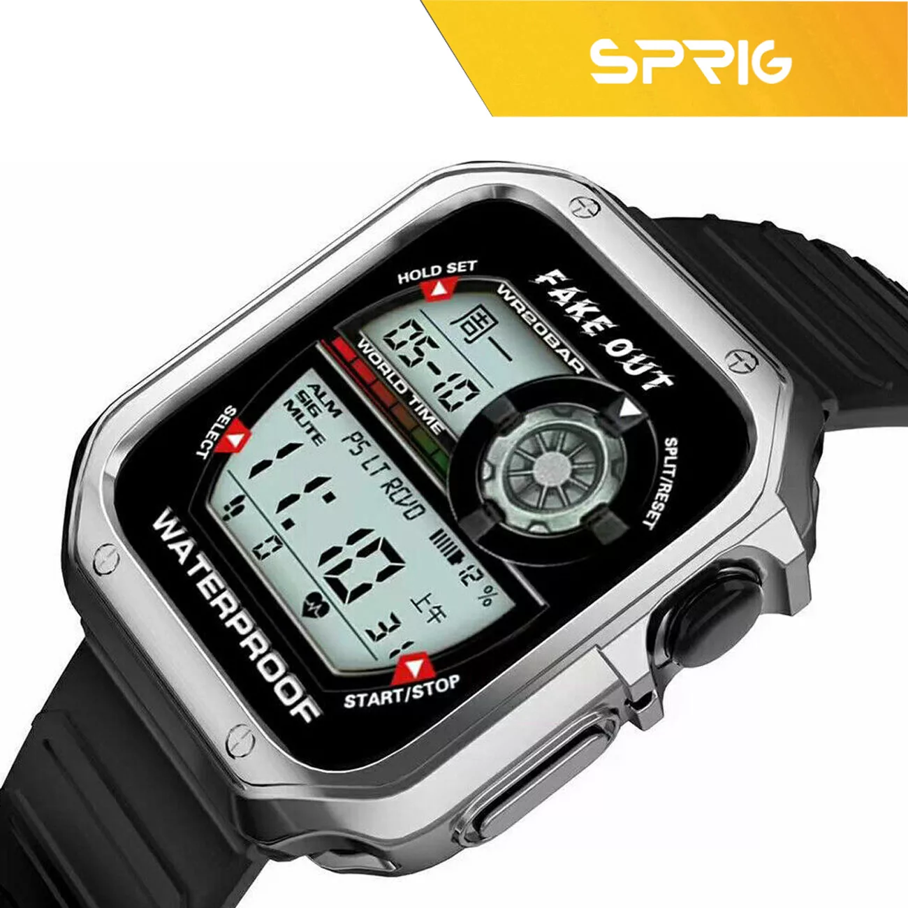 بند اسپریگ مدل 7BeadLUX مناسب برای اپل واچ Series Se 44mm به همراه کاور