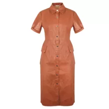 کت چرم زنانه کالیوپی مدل C2029