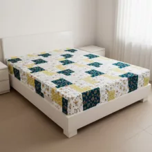 ملحفه آدنو مدل چهل تکه کد CH110 دونفره سایز 180×200 سانتی متر