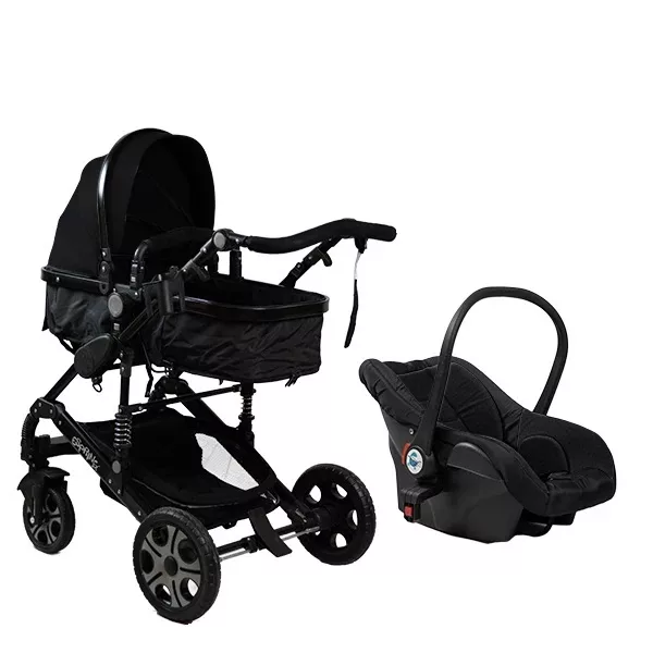 ست کالسکه و کریر اسپرینگ مدل spida black