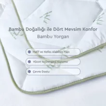 لحاف یاتاش مدل بامبو سایز ۲۱۵*۱۹۵ سانتیمتر