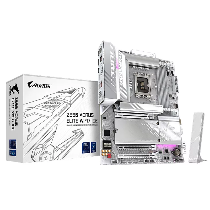 مادربرد گیگابایت مدل Z890 AORUS ELITE WIFI7 ICE