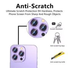 محافظ لنز دوربین بوف مدل HD-ColorLenz مناسب برای گوشی موبایل اپل Iphone 14 Pro Max / 14 Pro