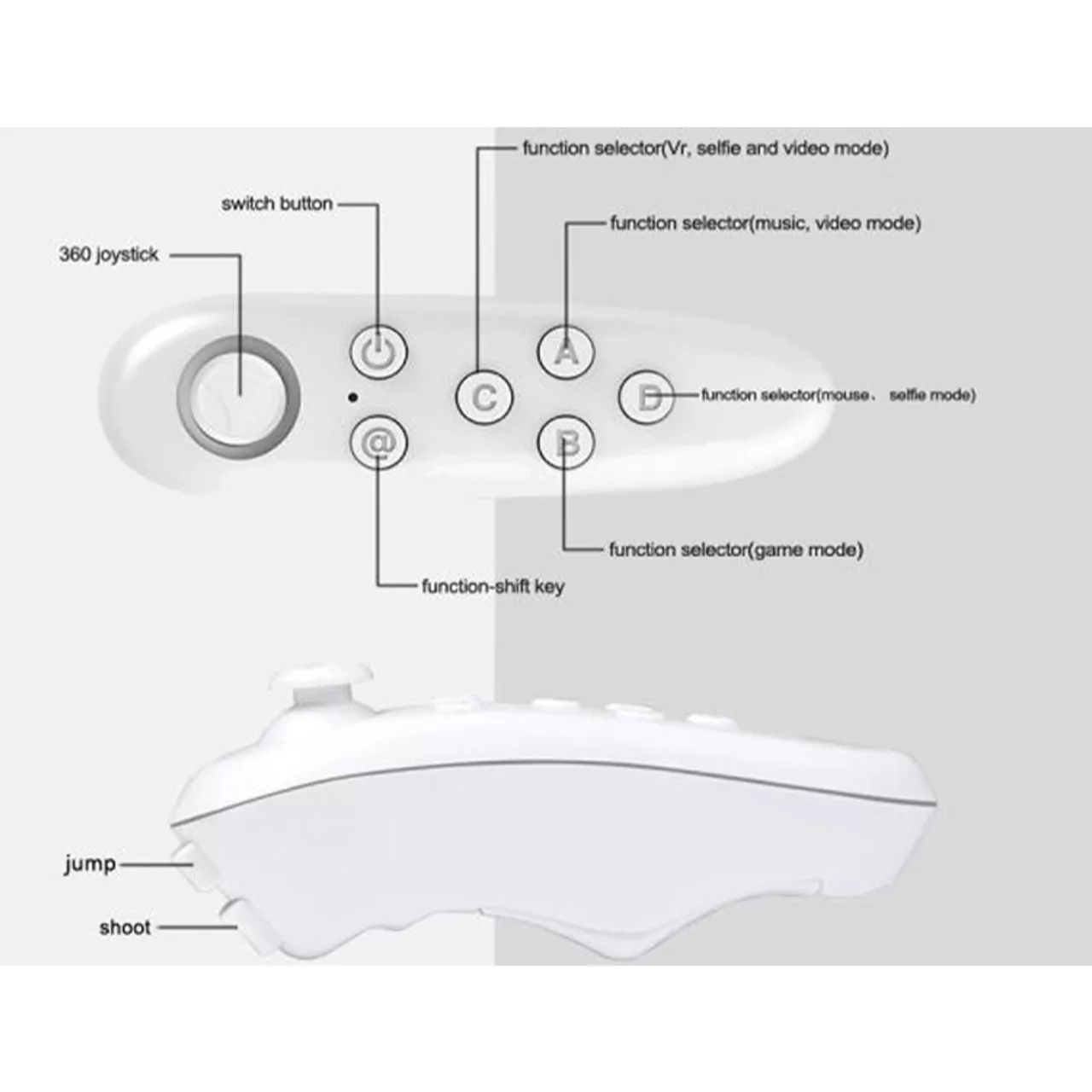 عینک واقعیت مجازی وی آر باکس مدل VR-BOX-VB2