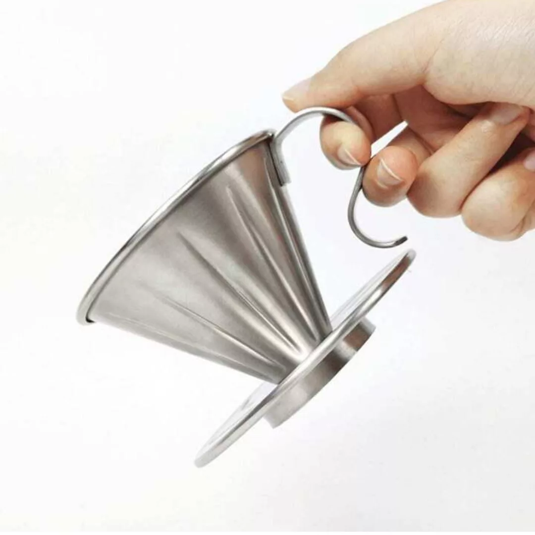 دریپر قهوه مدل V60 steel کد portable