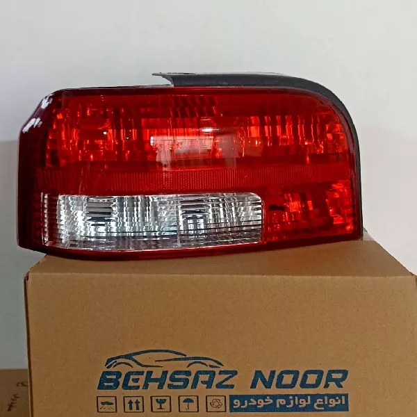 چراغ خطر عقب بهساز نور مدل JT123 مناسب برای پراید 131 بسته دو عددی