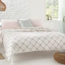 روتختی دو نفره انگلیش هوم مدل Rose Chain سایز 220×200 سانتی‌متر