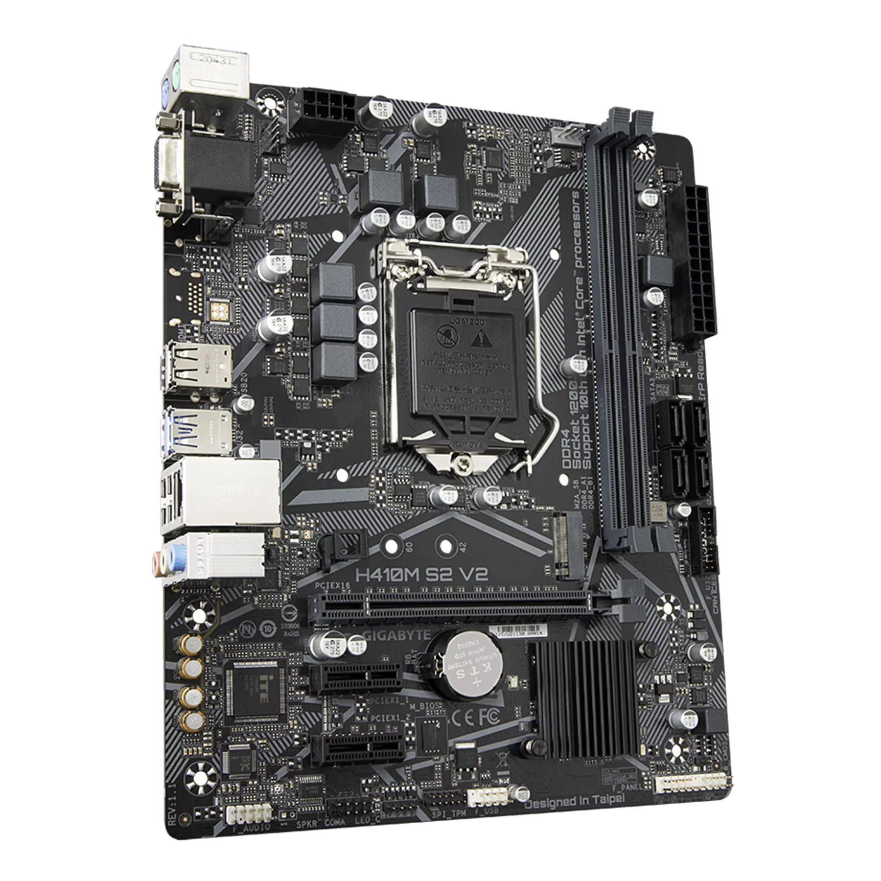 مادربرد گیگابایت مدل H410M S2 V2 rev. 1.7