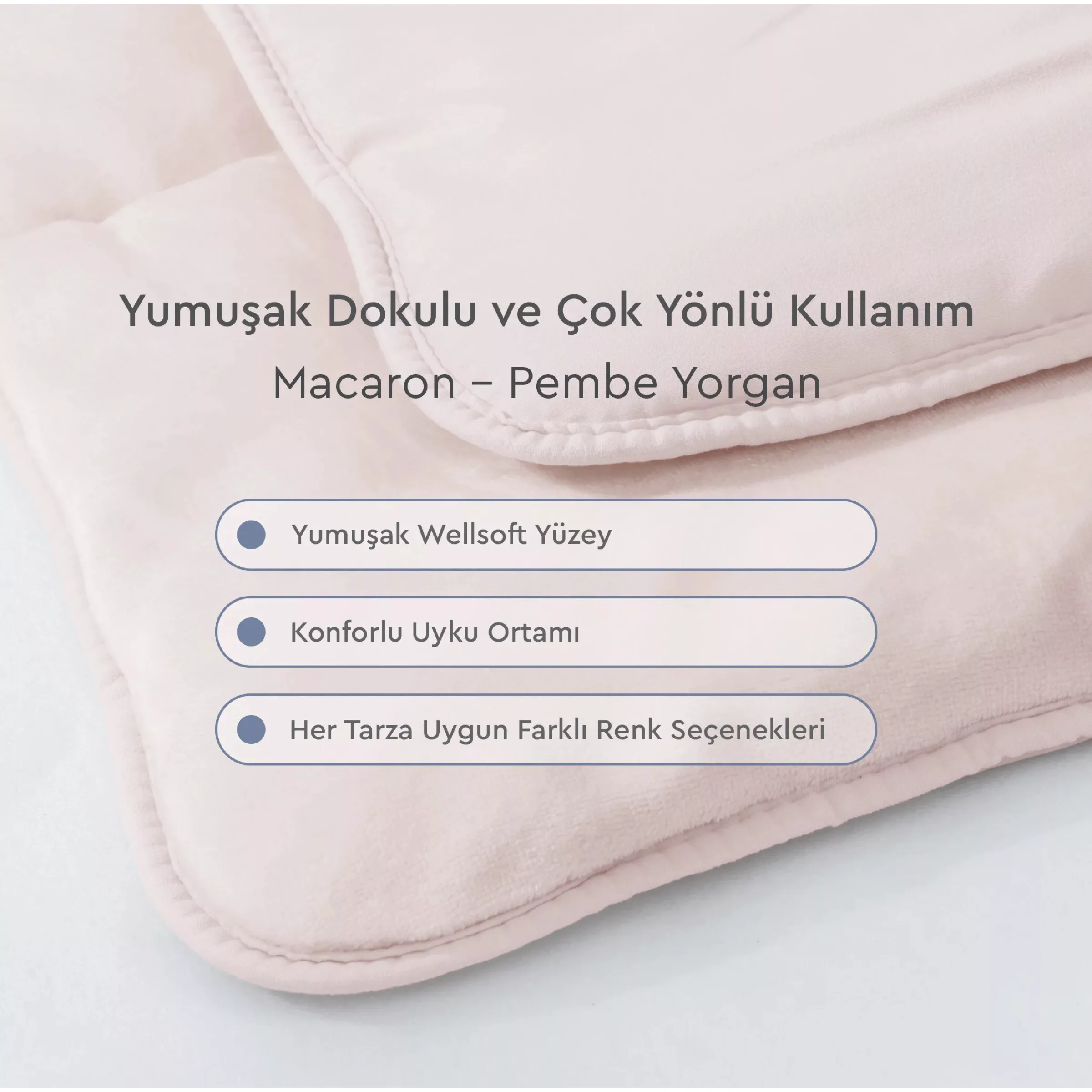 لحاف دونفره یاتاش مدل Macaron سایز ۱۹۵*۲۱۵ سانتیمتر