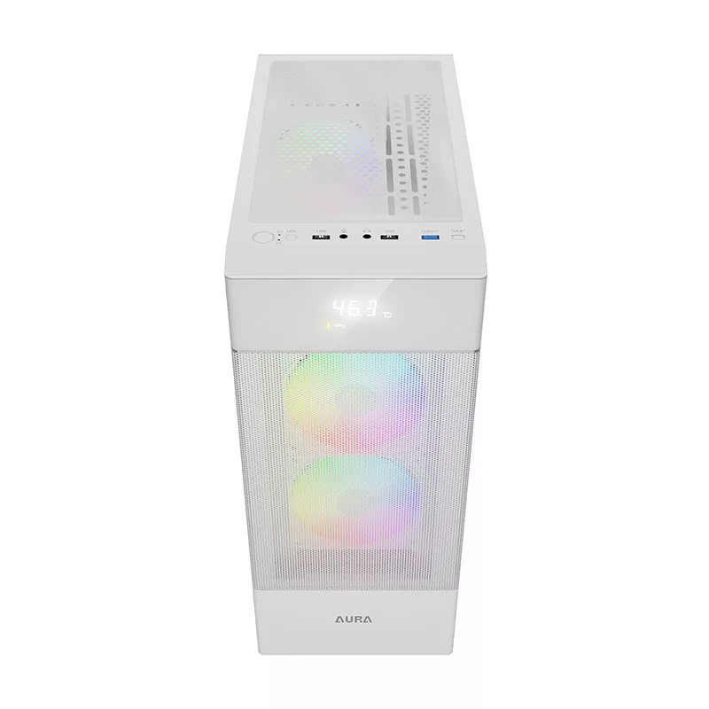 کیس کامپیوتر گیمینگ گیم دیاس مدل AURA GC5 ELITE WH ARGB