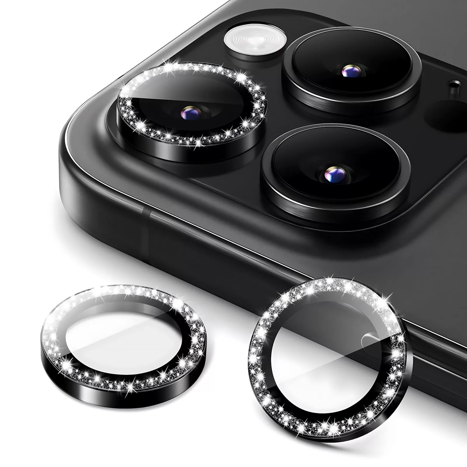 محافظ لنز دوربین چلیپا مدل Luminous مناسب برای گوشی موبایل اپل iPhone 14 Pro / 14 Pro Max