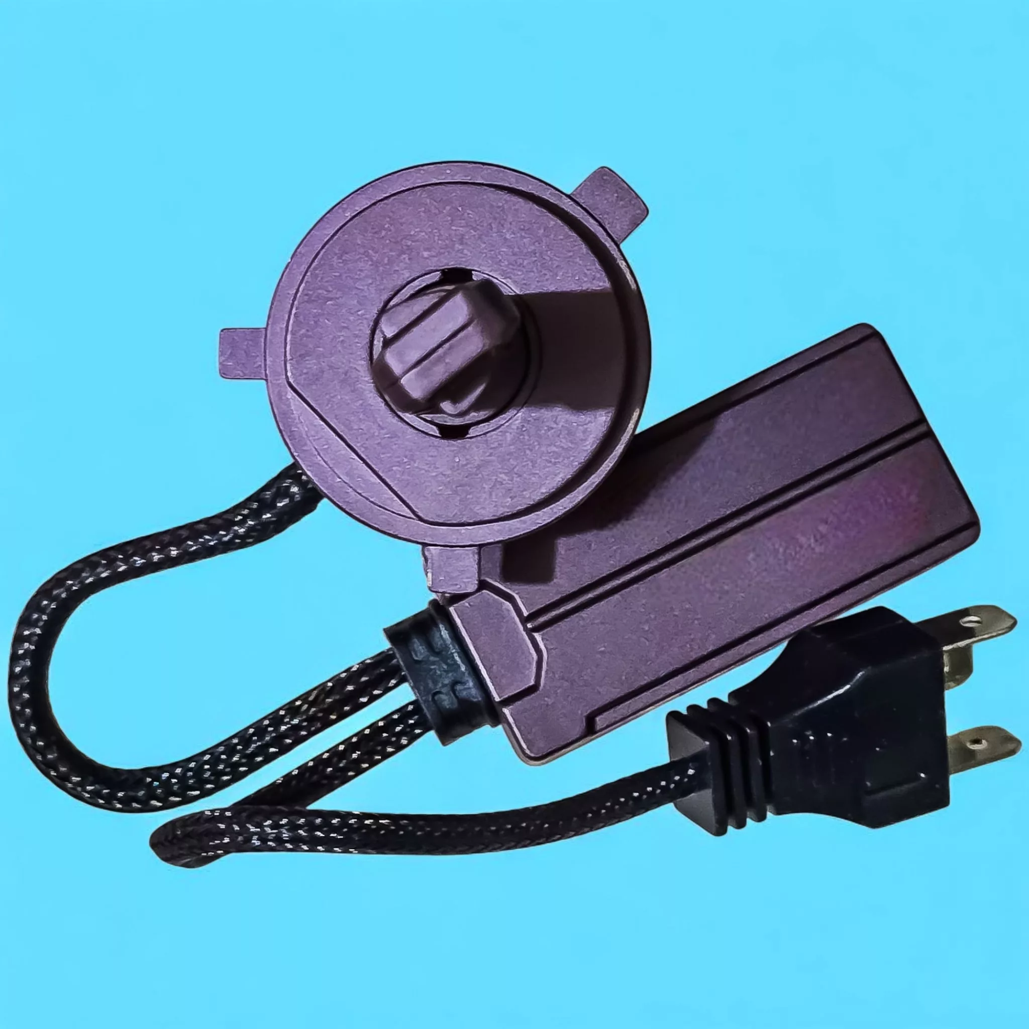 لامپ نور پایین و نور بالا چراغ جلو تک حالته بست یدک مدل یخی کد VX5 با پایه H4 مناسب برای پژو 405 بسته ۲ عددی