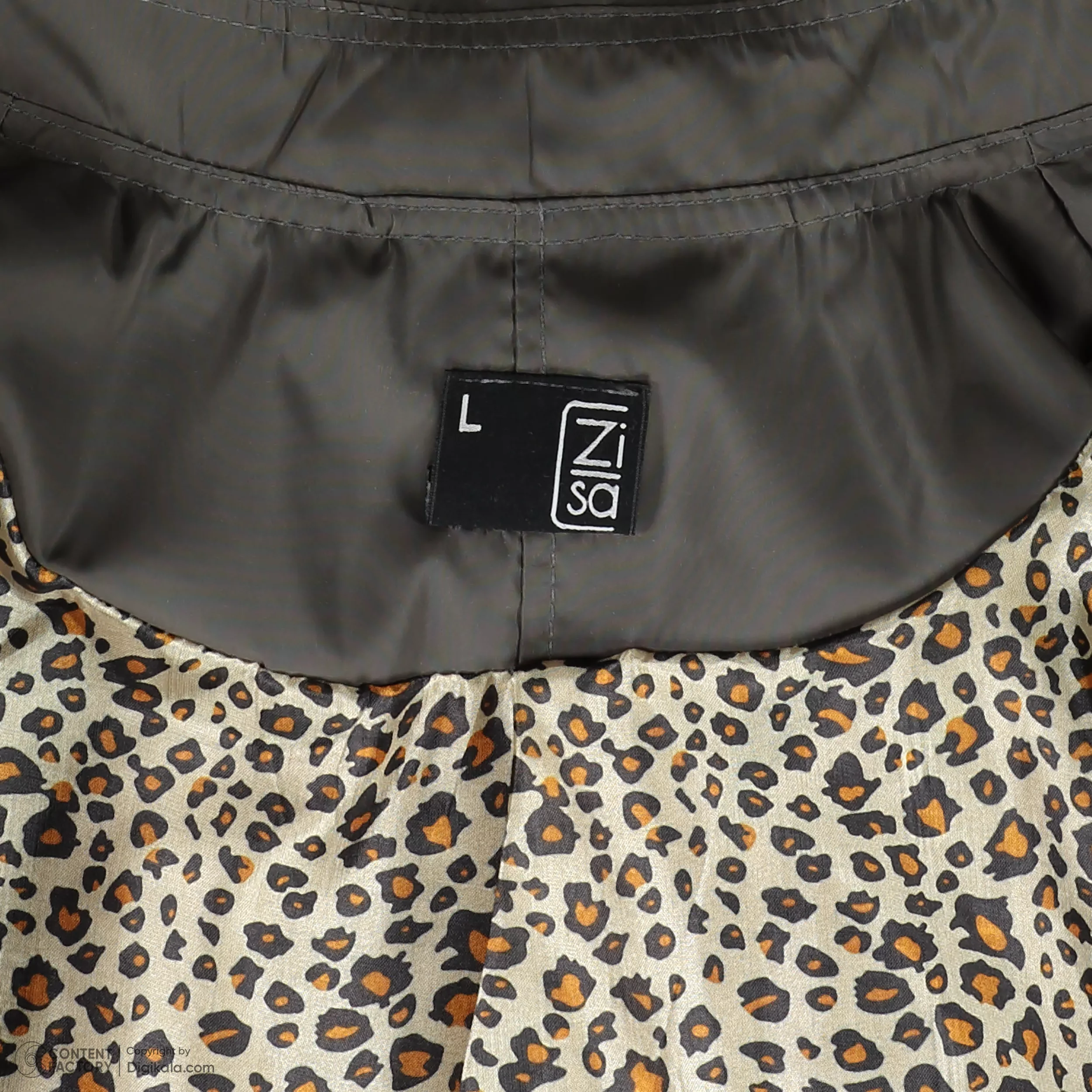 بارانی زنانه زی سا مدل 3009 رنگ قهوه ای