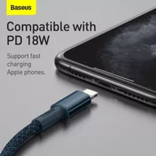 کابل تبدیل USB-C به لایتنینگ باسئوس مدل CATLGD-A01 طول 2متر