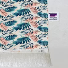 شال مبل بارمان دکور طرح هاوایی کد 45 سایز 98x180 سانتی متر
