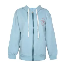 سویشرت زنانه مدل تنیسور رنگ آبی