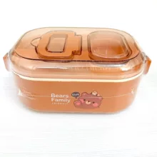 ظرف غذای کودک مدل Bears family