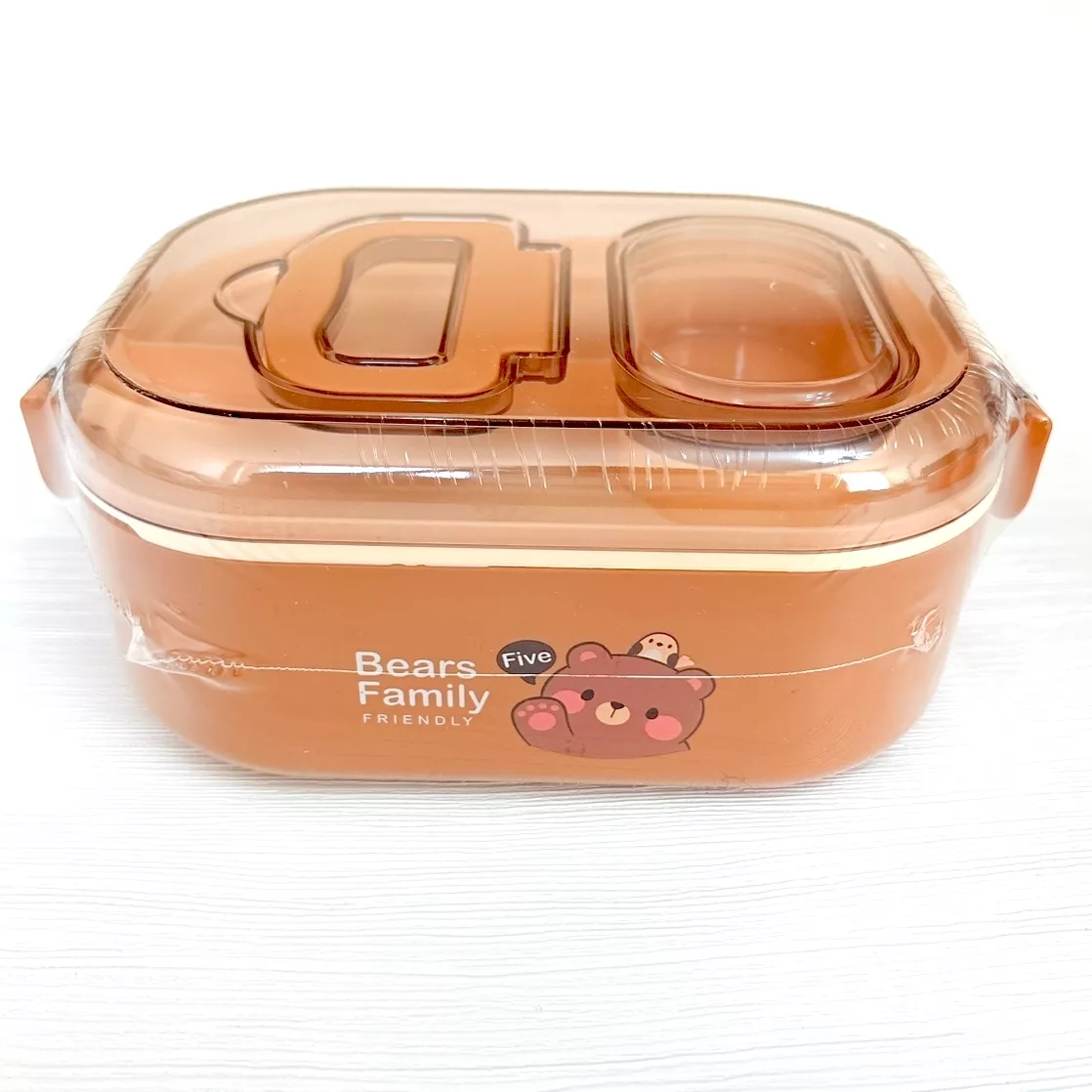 ظرف غذای کودک مدل Bears family