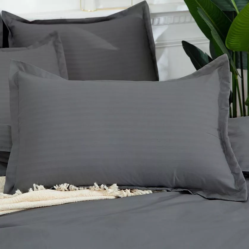 رو بالشی نوپه هوم مدل بیسیک راه راه هتلی کد Q11 بسته دو عددی