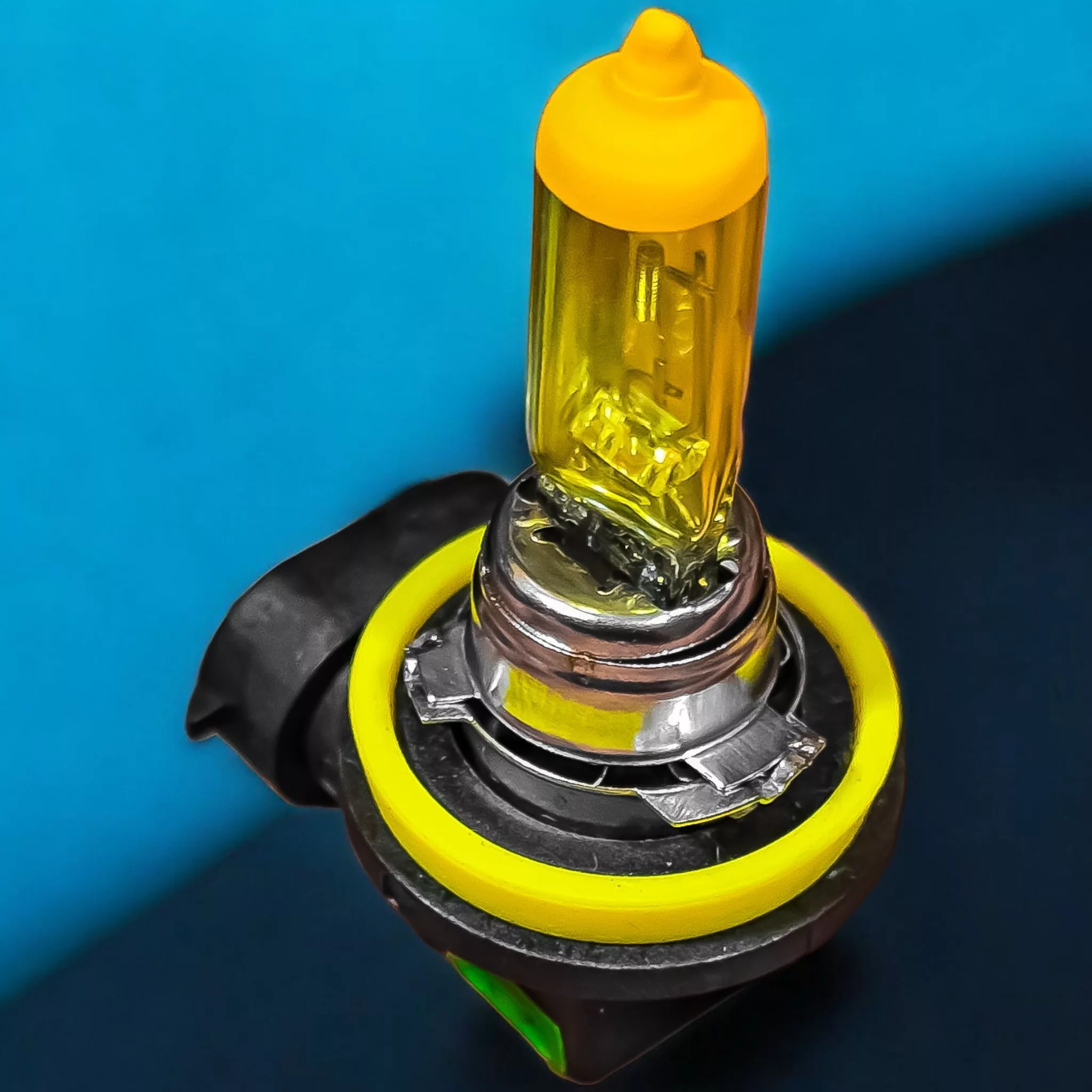 لامپ مه شکن چراغ جلو تک حالته بست یدک مدل Limo.YLW پایه H11 مناسب برای MG 550 بسته ۲ عددی