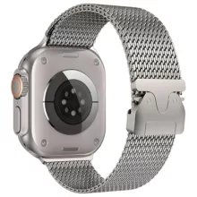 بند گوف مدل Parachute Milanese مناسب برای اپل واچ سری 1/2/3/4/5/6/7/8/9/SE/ULTRA/ULTRA 2 سایز 42/44/45/49 میلی متری