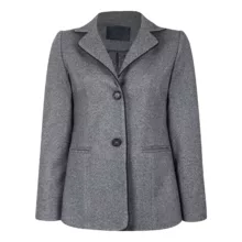 کت زنانه الین مدل جناغی کد 2-10 رنگ طوسی