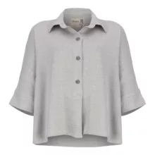 تونیک آستین بلند زنانه السانا مدل رادمان کد 220103 رنگ طوسی