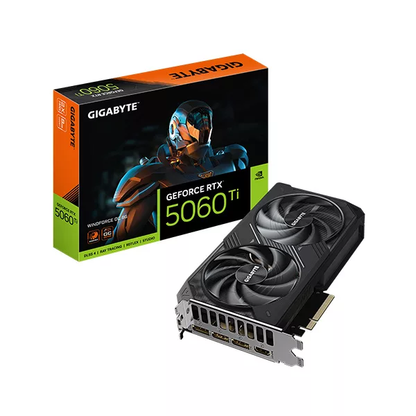 کارت گرافیک گیگابایت مدل GeForce RTX 5060 Ti WINDFORCE OC 8G