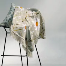 شال مبل مدل بابونه کد f2sh1059 سایز 100x180 سانتی متر