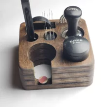 استند نگهدارنده تجهیزات قهوه مدل چوبی کد 51