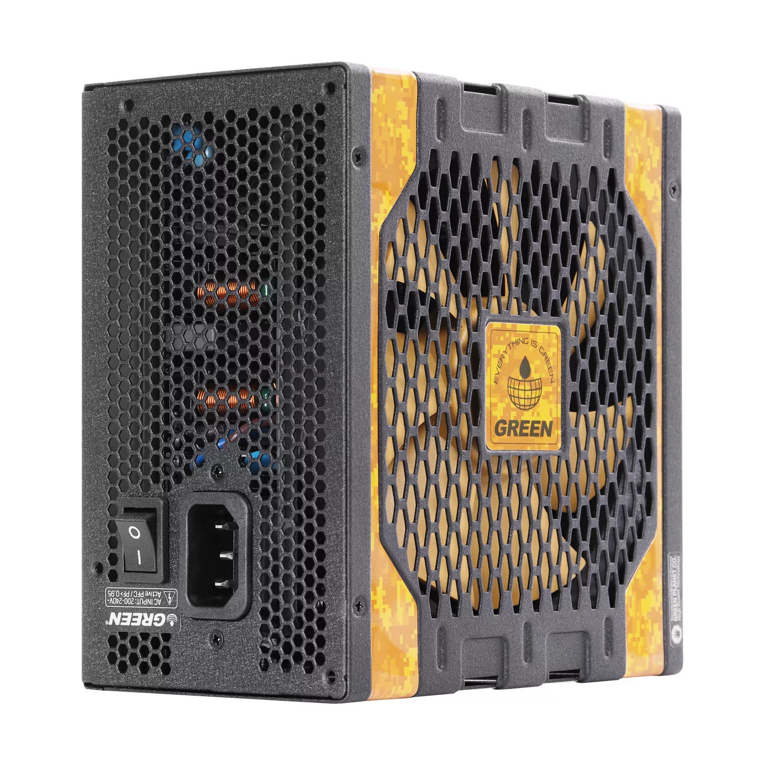 منبع تغذیه کامپیوتر 600W وات گرین مدل GP600A-UK EVO V3.1 (ATX 3.1)