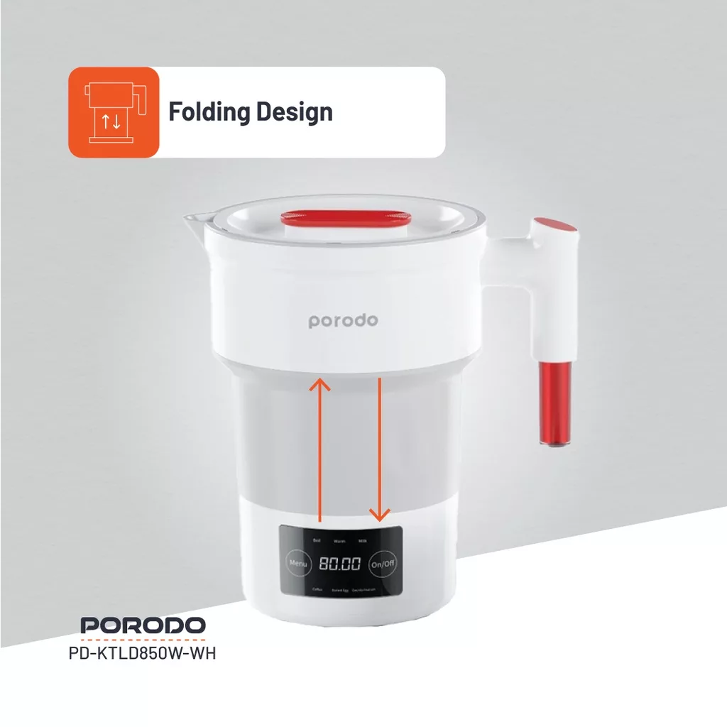 کتری برقی پرودو مدل PD-KTLD850W-WH گنجایش 0.6 لیتر