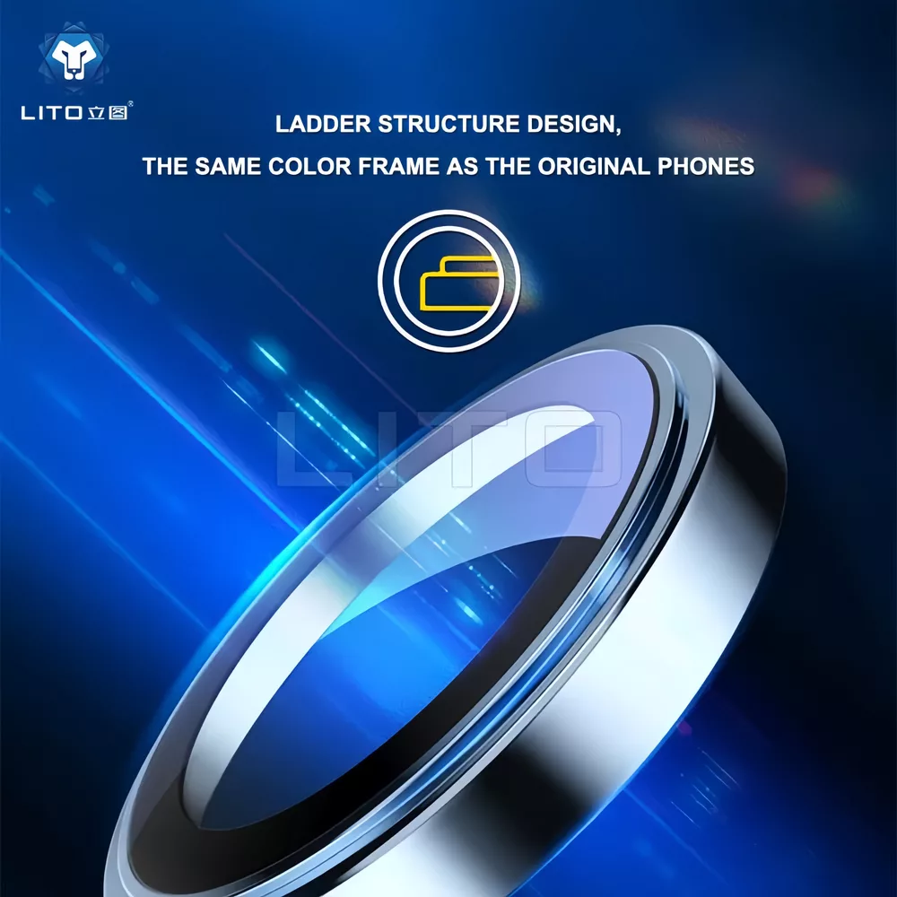 محافظ لنز دوربین لیتوو مدل Sapphire مناسب برای گوشی موبایل سامسونگ Galaxy S25 Ultra