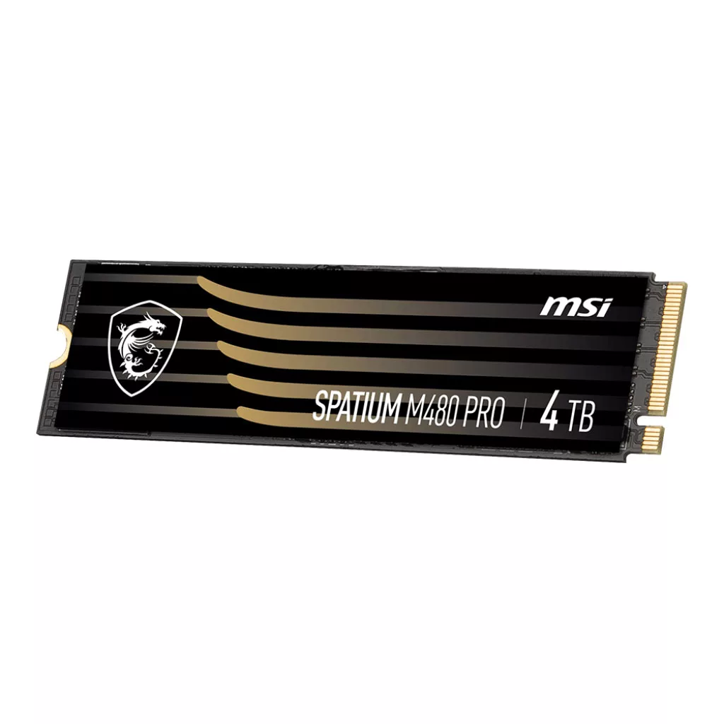 اس اس دی اینترنال ام اس آی مدل SPATIUM M480 PRO PCIe 4.0 NVMe M.2 ظرفیت 4 ترابایت
