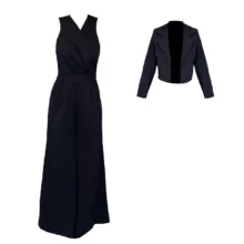 ست کت و سرهمی رسمی زنانه مدل ۰۰۸ رنگ مشکی