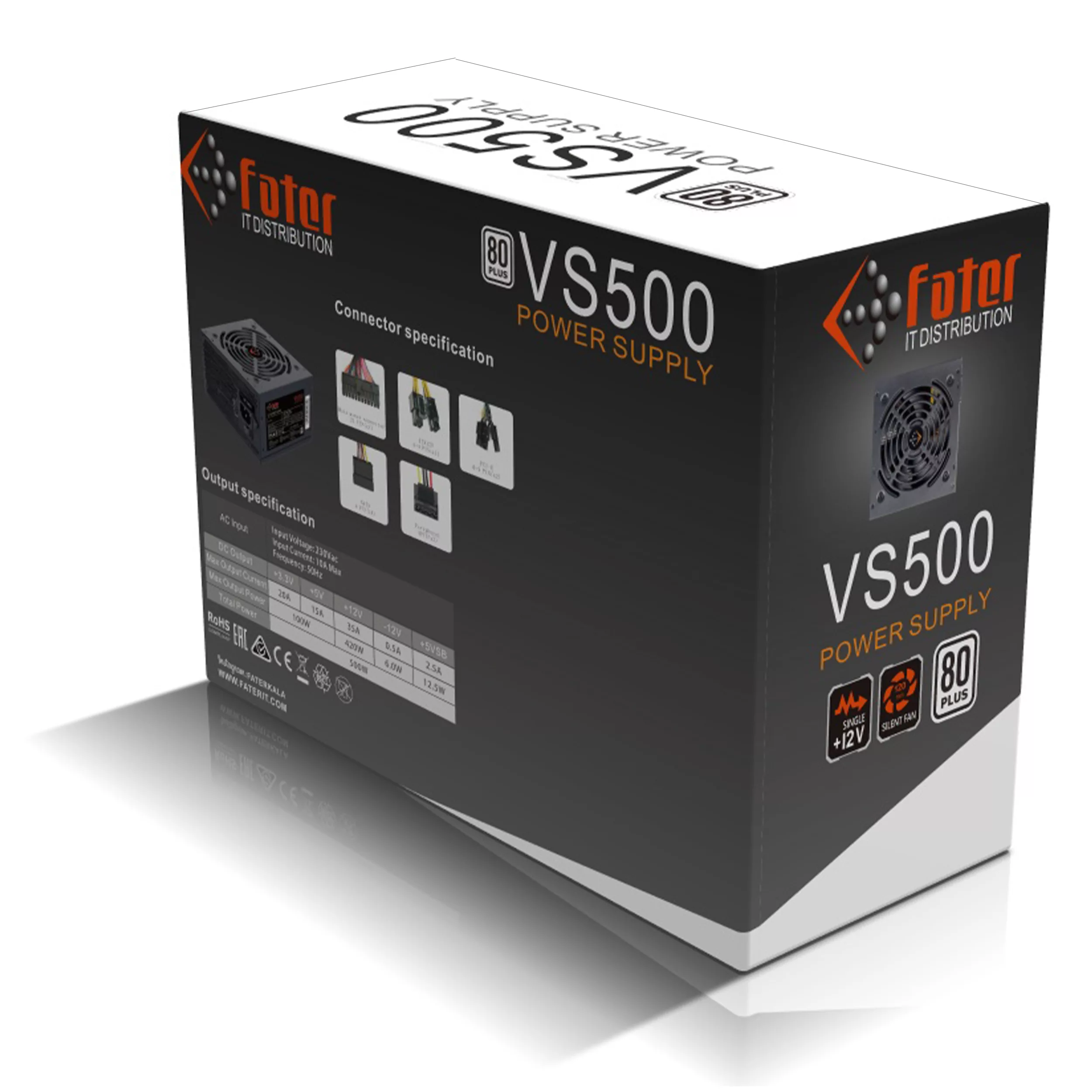 منبع تغذیه کامپیوتر فاطر مدل VS500