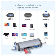کارت‌خوان 6 پورت مجنتیک مدل ADS-306