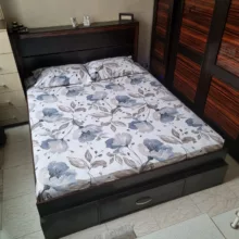 ملحفه مدل روانداز کد LS5036 یک نفره سایز 140×220 سانتی متر